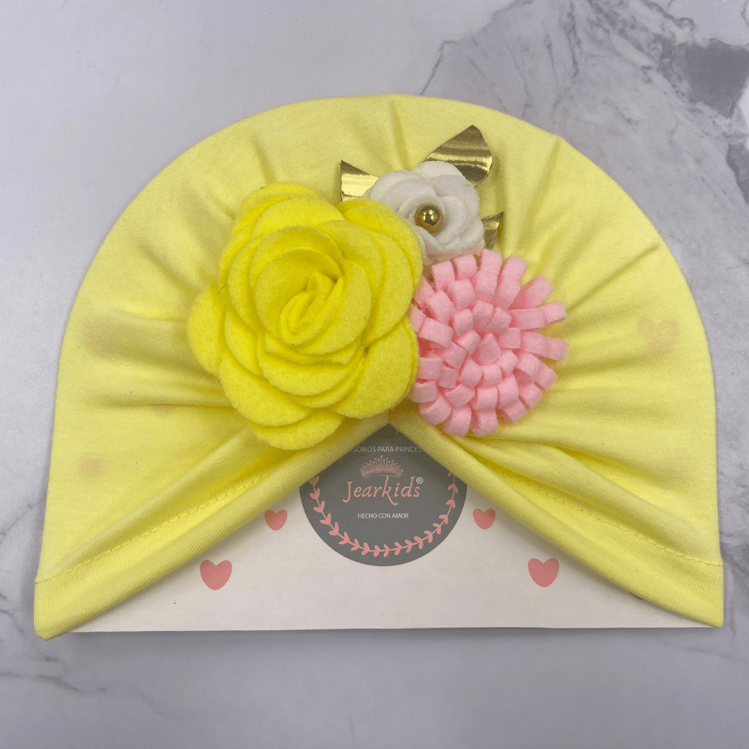 Gorro Turbante Decorado - Jearkids