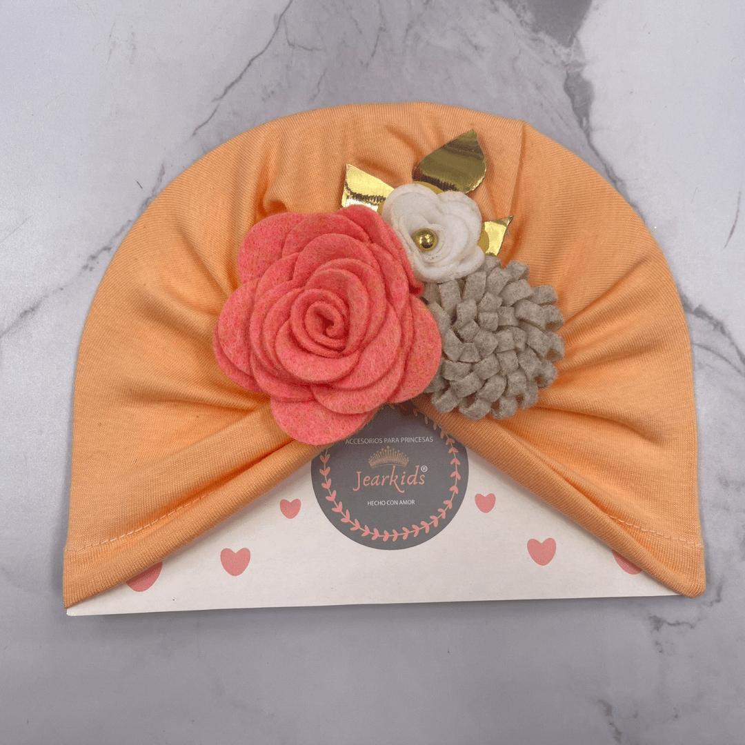 Gorro Turbante Decorado - Jearkids