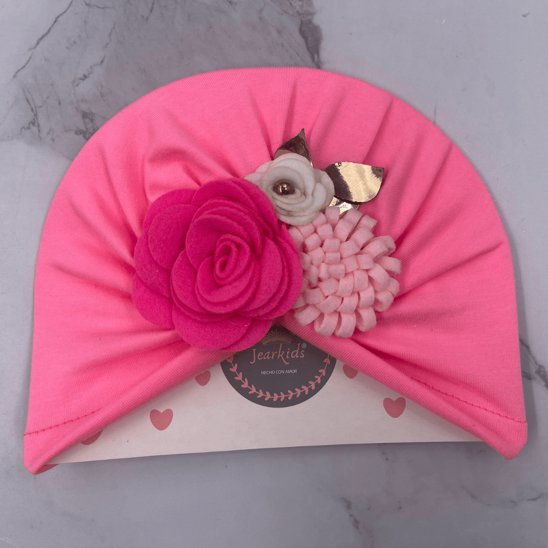 Gorro Turbante Decorado - Jearkids